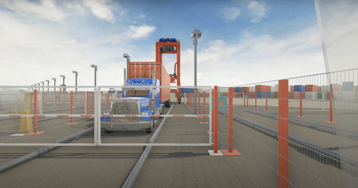 In the virtual driving seat with Kalmar’s automated truck handling solution